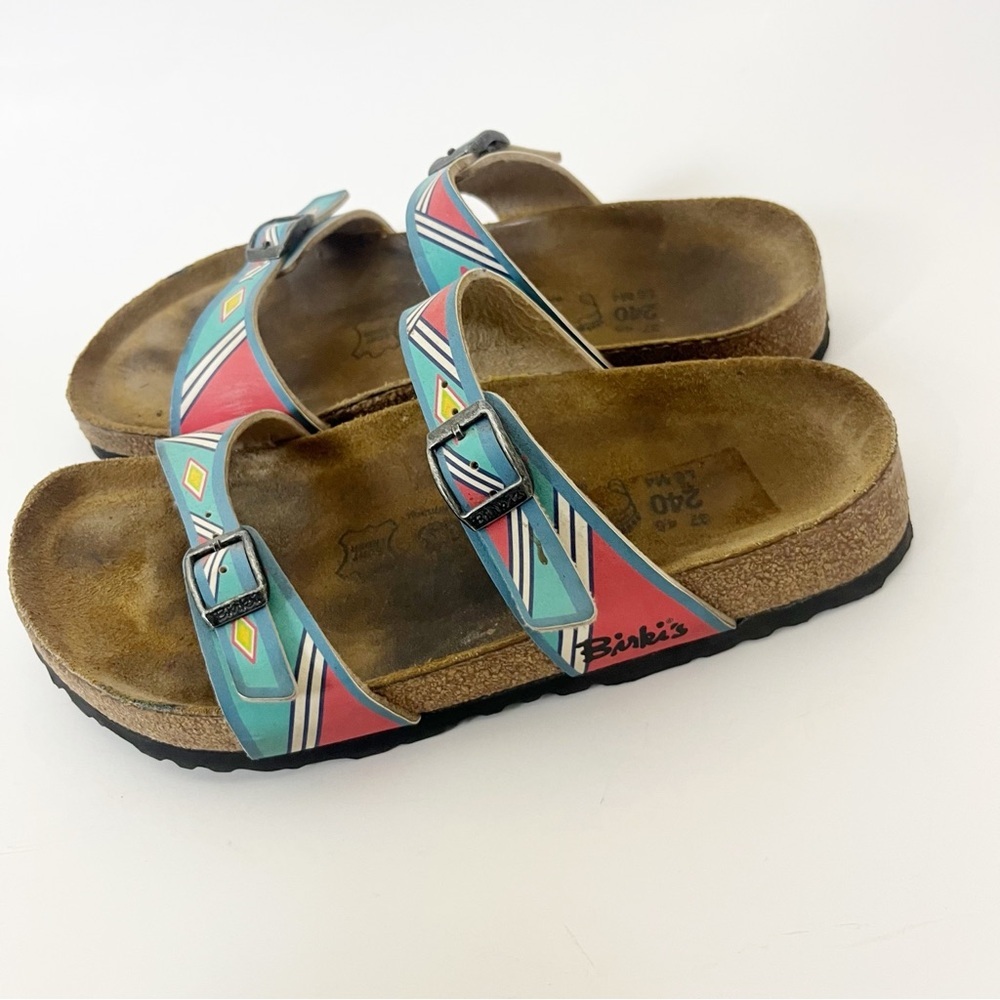 Birkenstock Arizona Aztec Slip On Sandals Size 6 - Picture 5 of 6